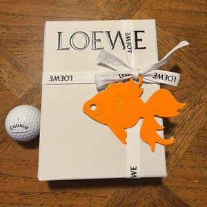 Authentic Loewe Gift Box WITH Signature Ribbon AND Charm